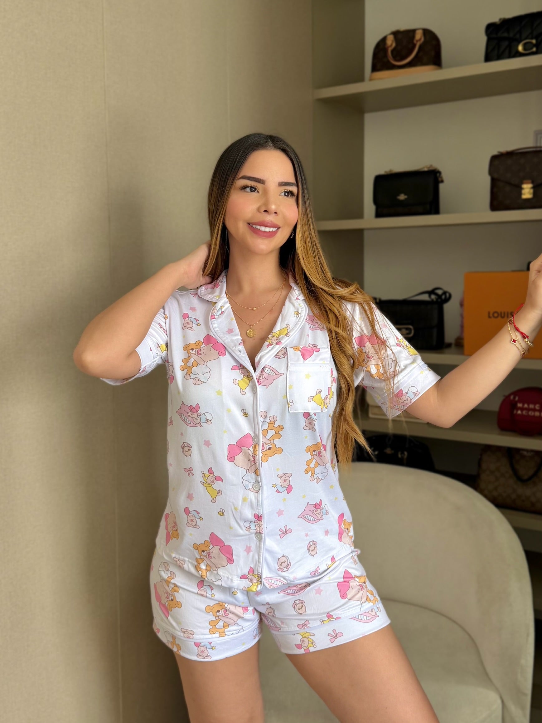 Pijama Referencia Botones Piglet