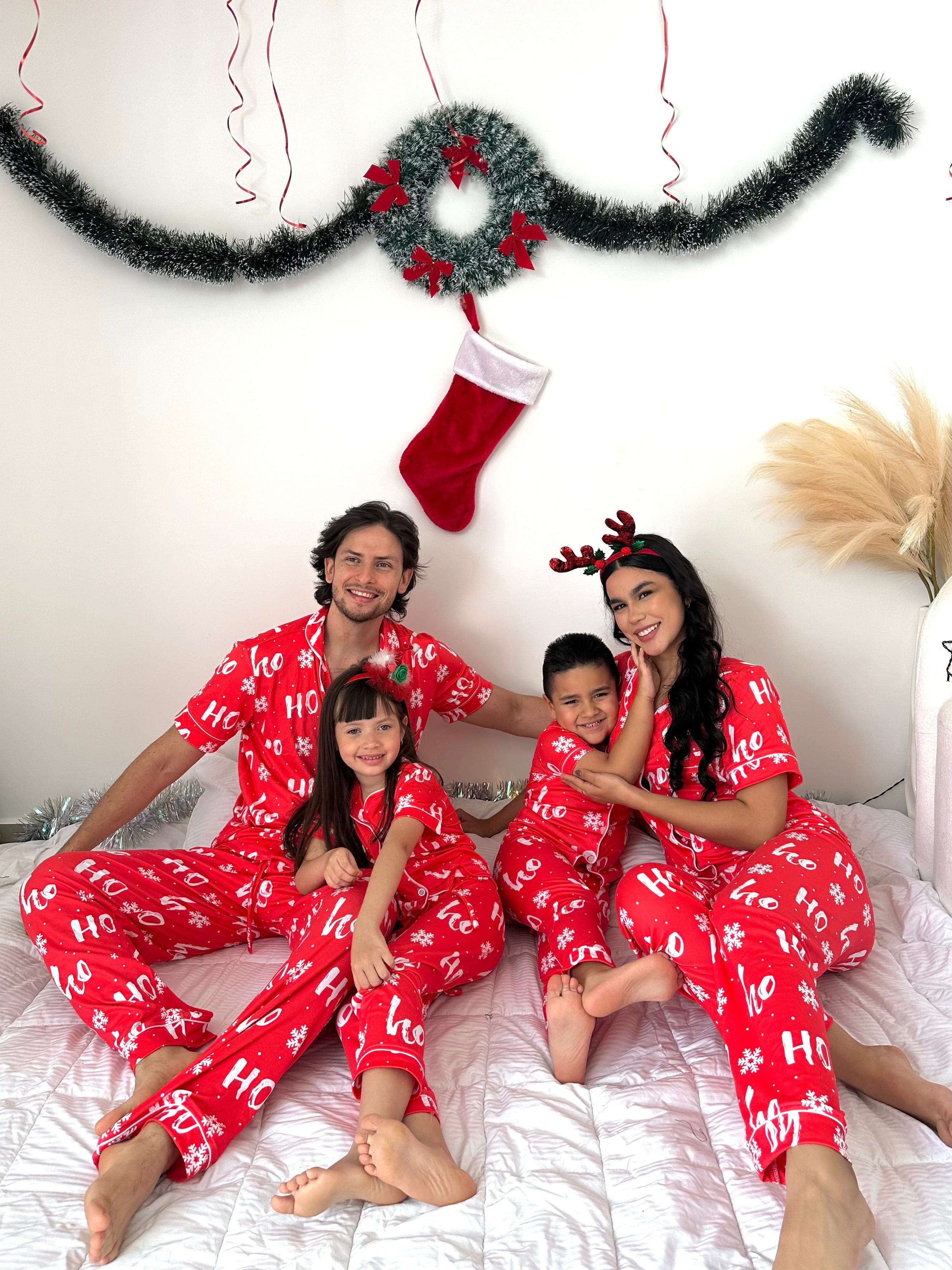 Pijama navideña de NIÑO botones PANTALON referencia Ho-Ho-Ho