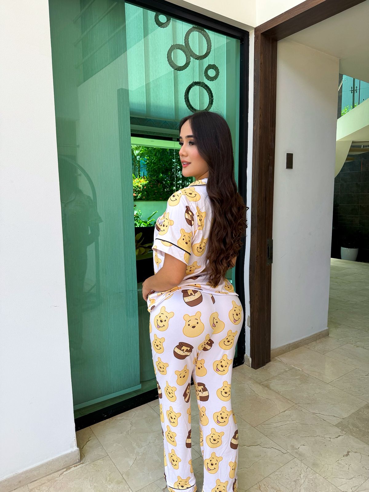 Pijama Botones Pantalón Largo Referencia Winnie Pooh