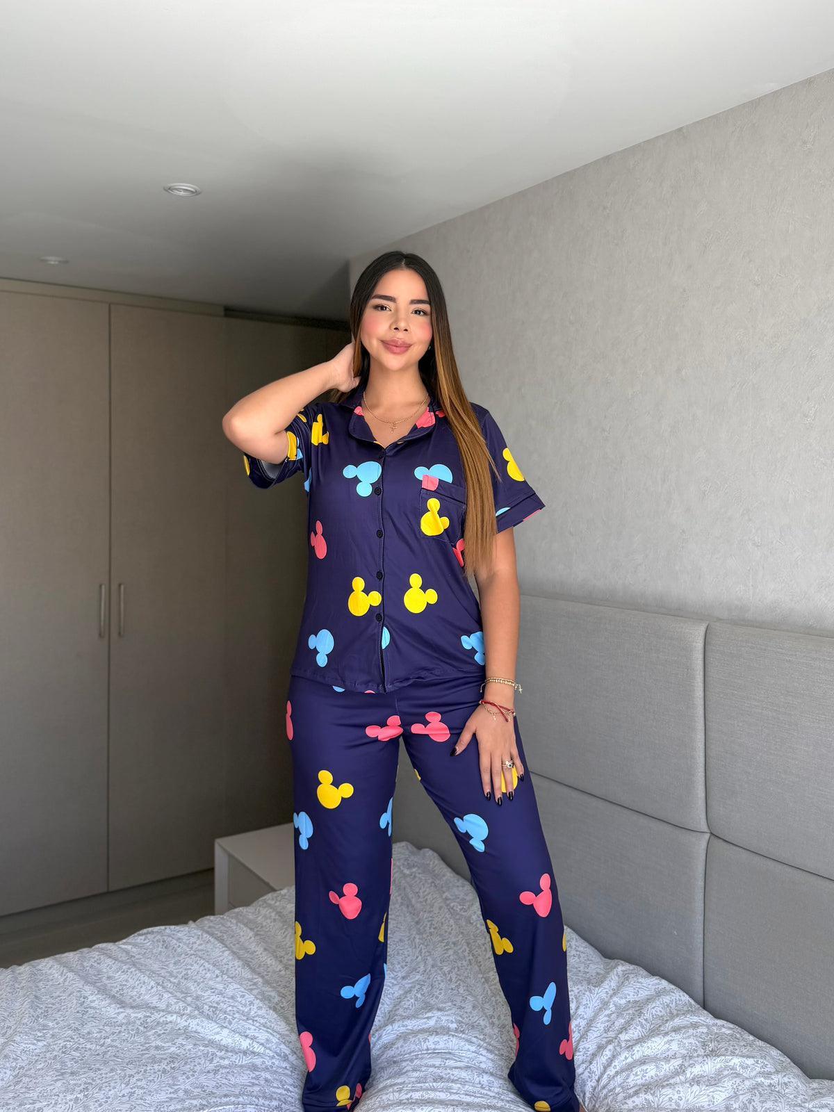 Pijama  Botones Pantalón Referencia Disney