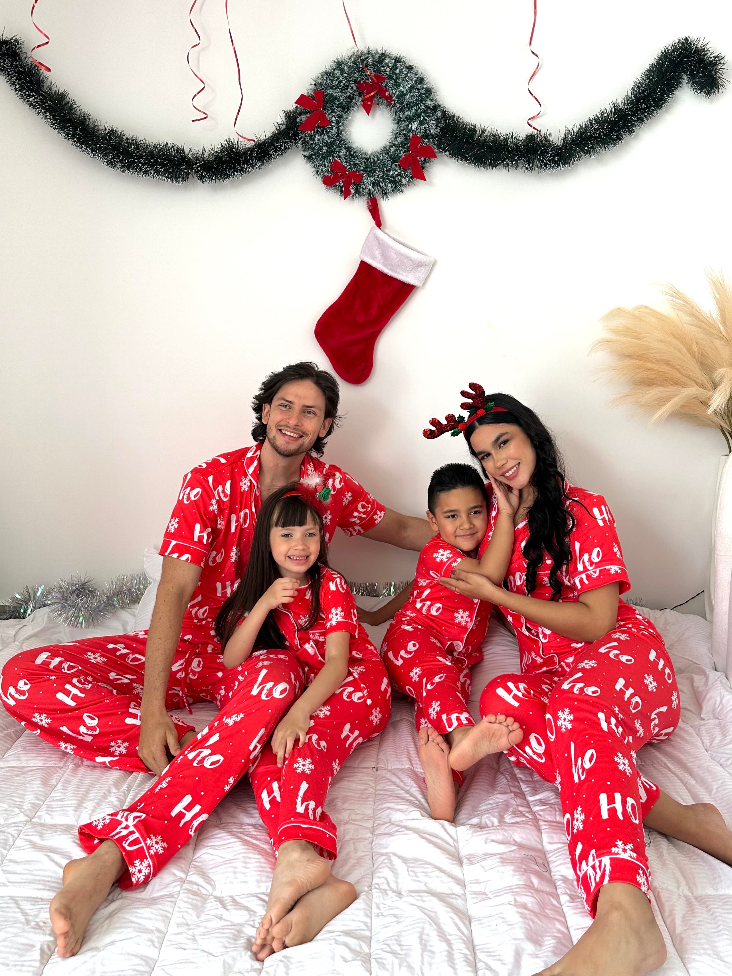 Pijama navideña de NIÑO botones PANTALON referencia Ho-Ho-Ho
