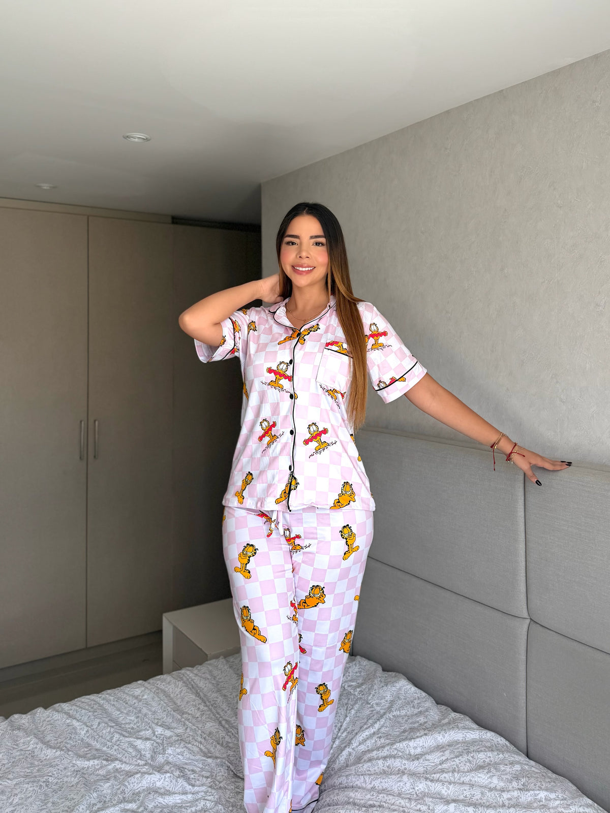 Pijama  Botones Pantalón Referencia Garfield