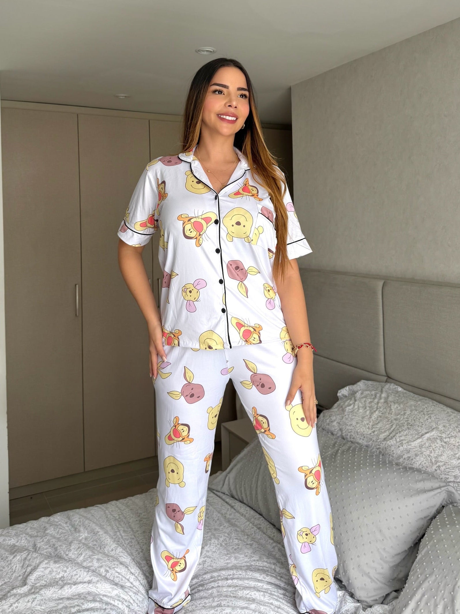 Pijama Referencia Botones Pantalón Referencia Piglet