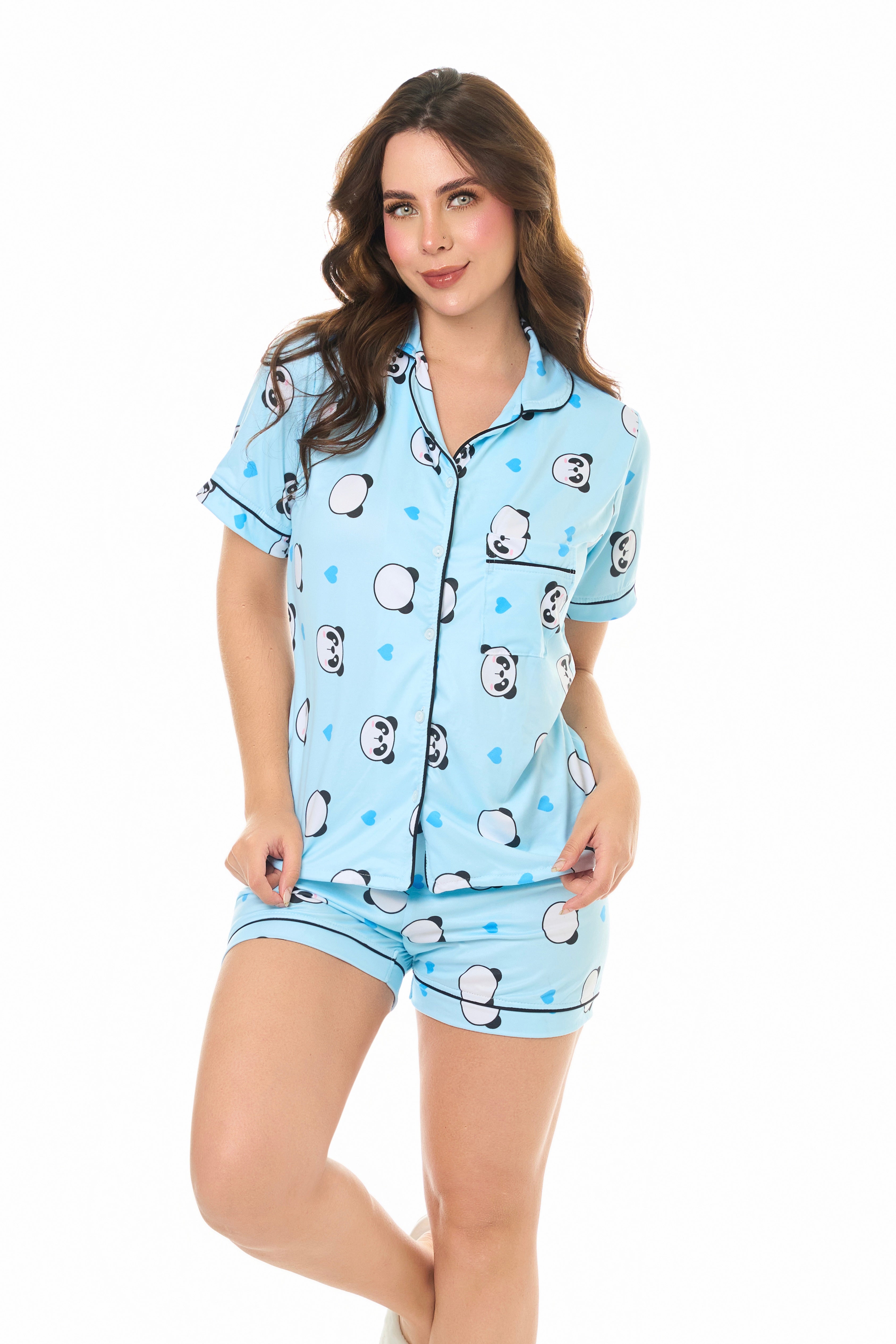 Pijama Referencia Botones Panda