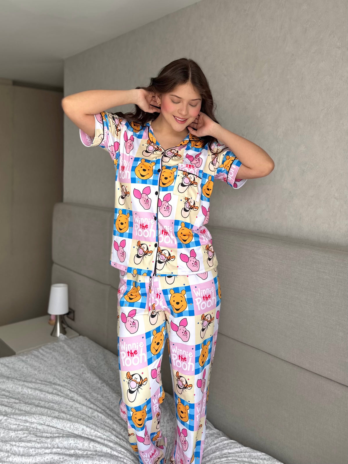 Pijama Botones Pantalón Referencia Pooh