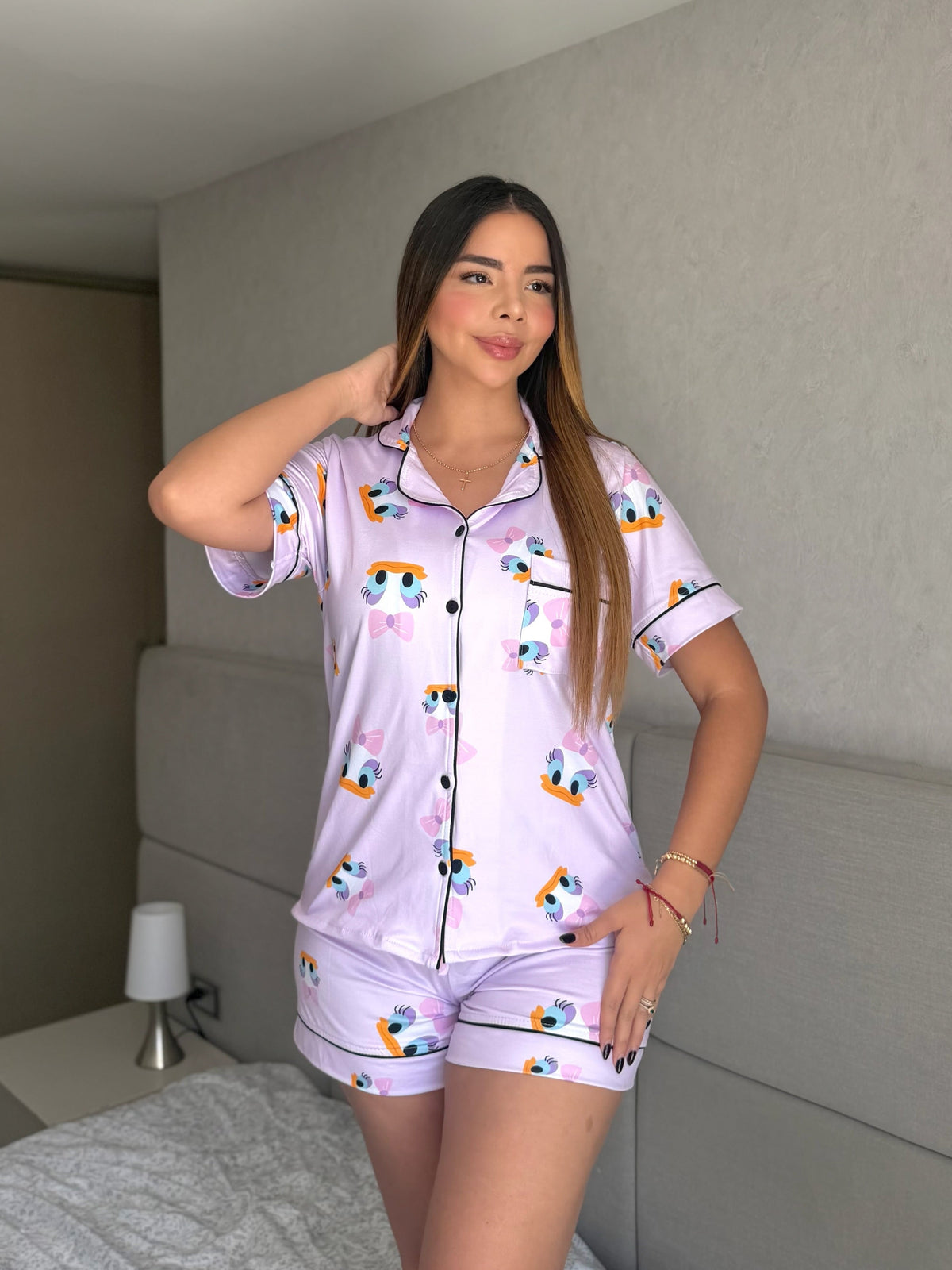 Pijama Referencia Botones Short Patita